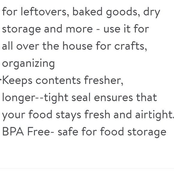 ❤️ New Pioneer Woman Sweet Rose 8 Piece Plastic Food Storage Containers - Picture 5 of 7